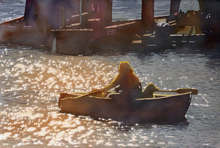 Morning at Ganges Harbour